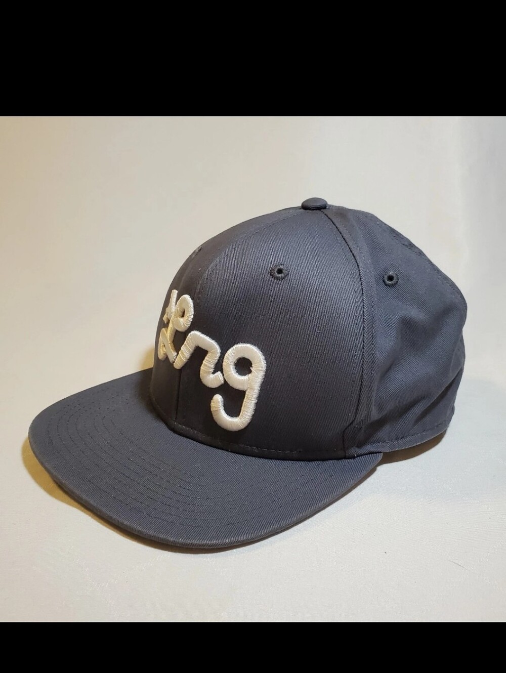 Vintage LRG Snapback Hat Y2K True Heads Streetwear Flat Brim Grey Green Cap
